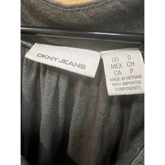 DKNY Army Green Blouse Size S - Picture 5 of 8